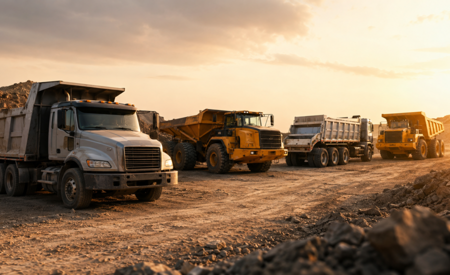 dump trucks types