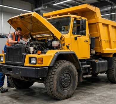 dump truck maintenance and checks