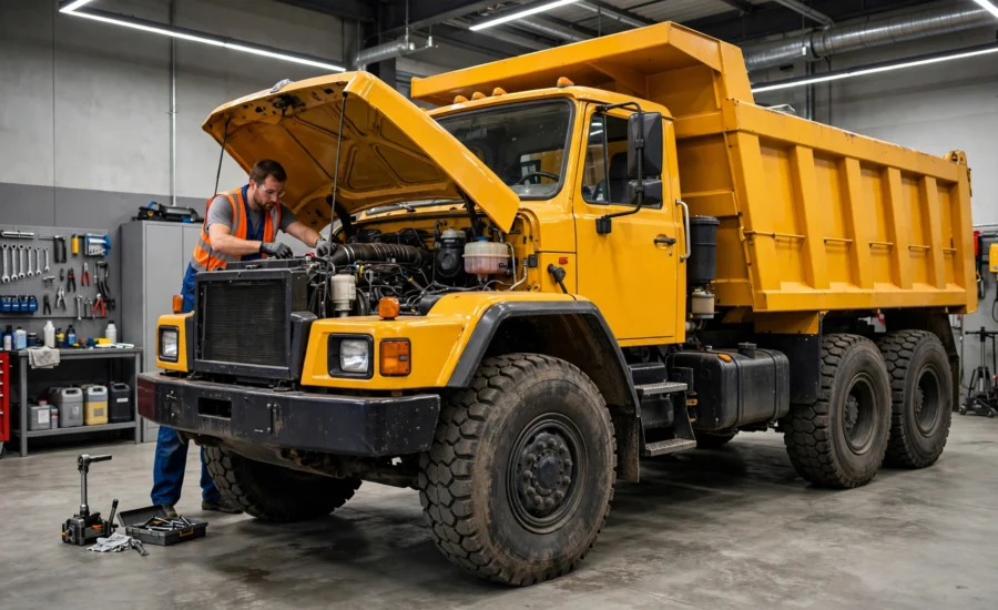 dump truck maintenance and checks