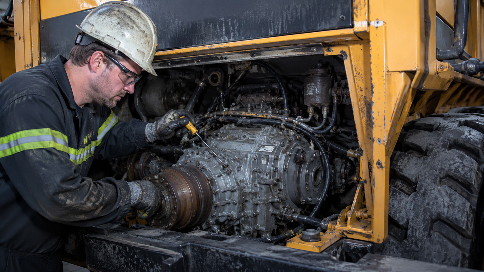 Dump Truck Transmission Check