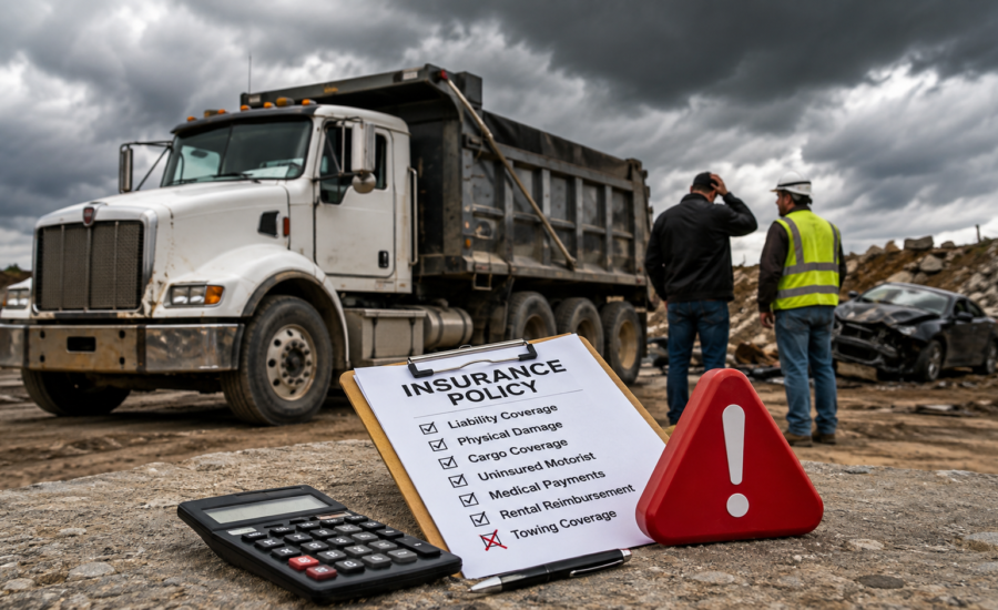 dump truck insurance.