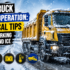 dump truck winter operation