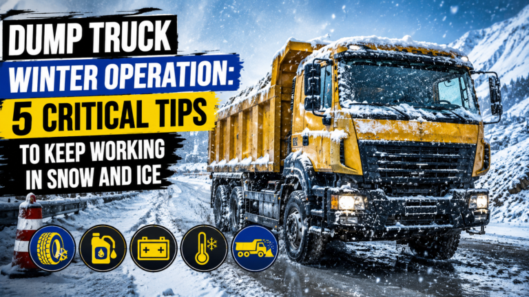 Dump Truck Winter Operation: 5 Critical Tips to Keep Working in Snow and Ice