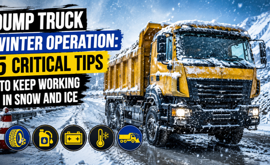 dump truck winter operation