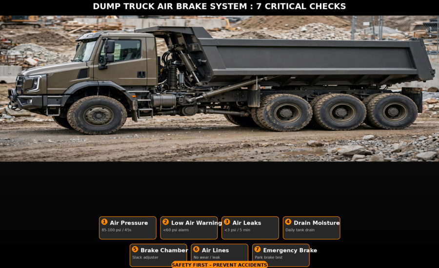 dump truck air brake system